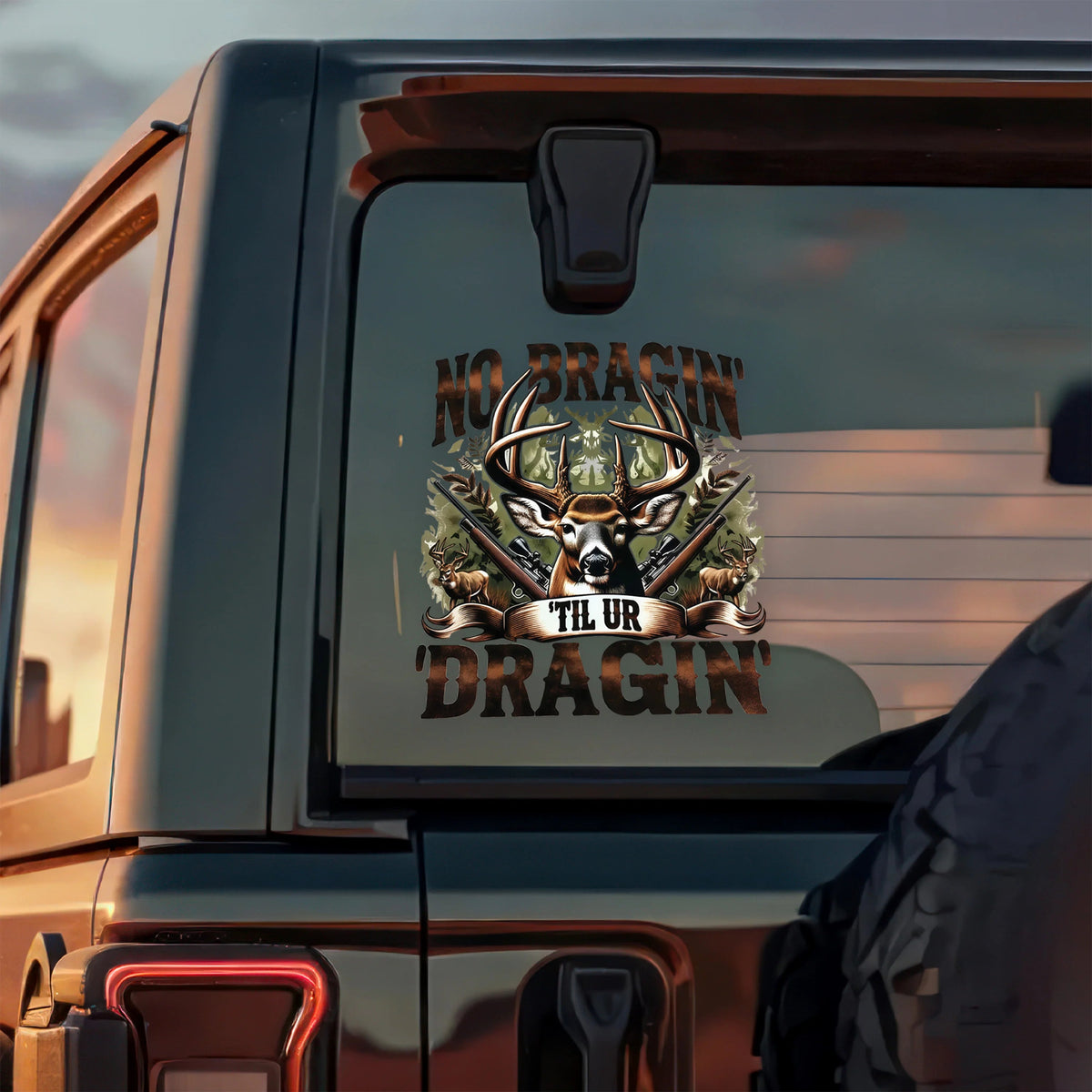 Born to Hunt, Made to Stand Out – Personalized Hunting Car Decal, Custom Funny Hunting Slogan Sticker for Hunters