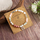 12 Zodiaksten Armband med Stenpärlor och Astrologiskt Charm