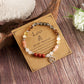 12 Zodiaksten Armband med Stenpärlor och Astrologiskt Charm