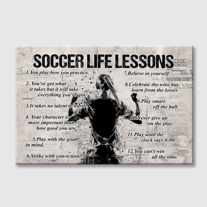 Celebrate Soccer Journeys‑Custom Personalized Soccer Poster Print