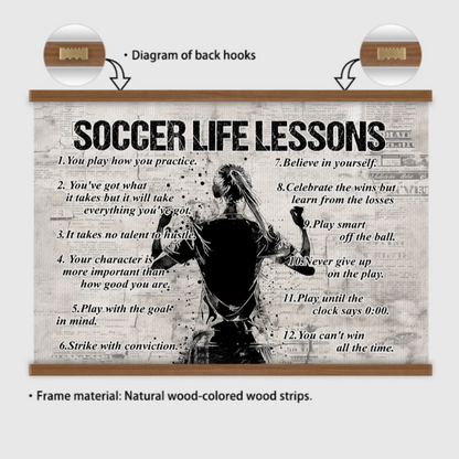 Celebrate Soccer Journeys‑Custom Personalized Soccer Poster Print