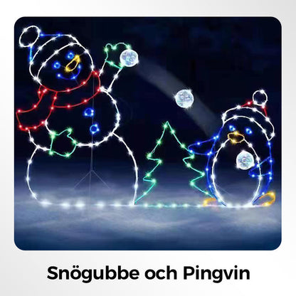 Lekfullt Animerat Snöbollsljus