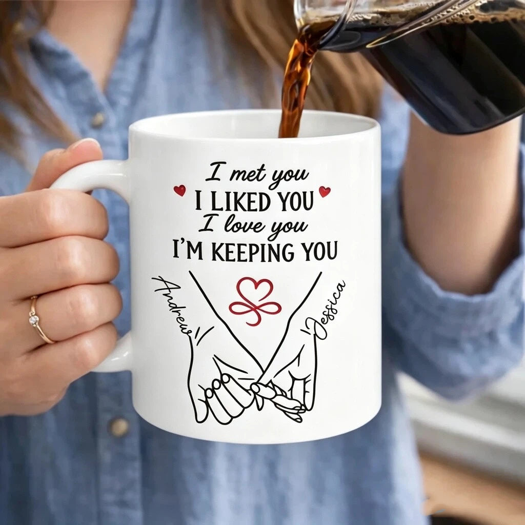 Their Love Story, Brought to Life in 3D — Custom Mug, a Personalized Anniversary Keepsake for Couples to Cherish Forever