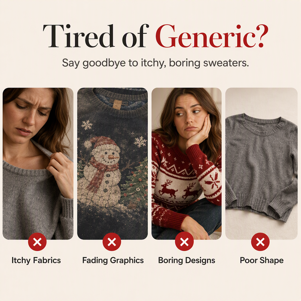 Personalized hoodies, snow town Christmas trains, unique gifts for family and friends