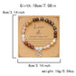 12 Zodiaksten Armband med Stenpärlor och Astrologiskt Charm