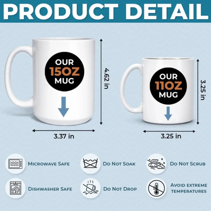 [3D Effect] Custom Love Story Mug - Personalized Anniversary Keepsake for Couples