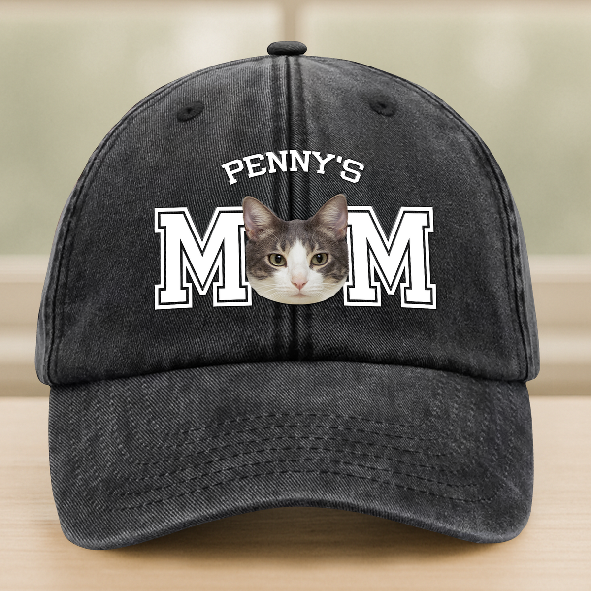 My Best Buddy Goes Everywhere With Me – Personalized Dog Dad Baseball Cap, Custom Pet Photo & Name Vintage Hat