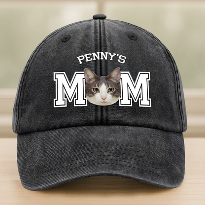 My Best Buddy Goes Everywhere With Me – Personalized Dog Dad Baseball Cap, Custom Pet Photo & Name Vintage Hat