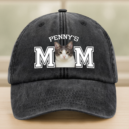My Best Buddy Goes Everywhere With Me – Personalized Dog Dad Baseball Cap, Custom Pet Photo & Name Vintage Hat