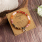 12 Zodiaksten Armband med Stenpärlor och Astrologiskt Charm