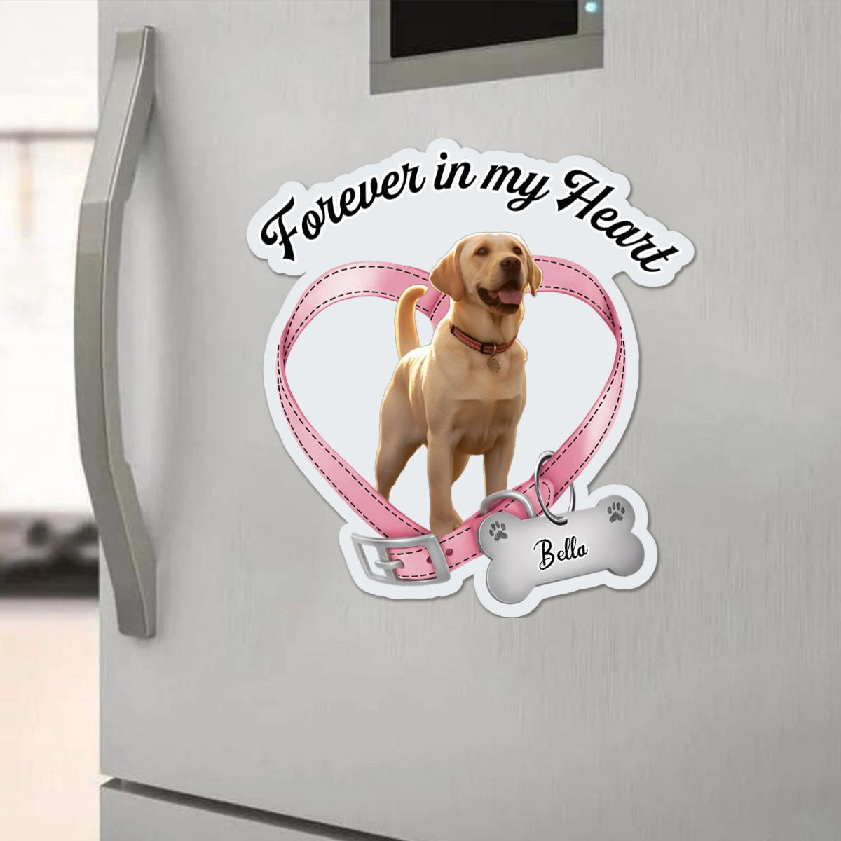 Forever In My Heart - Custom Photo Memorial Car Window Sticker