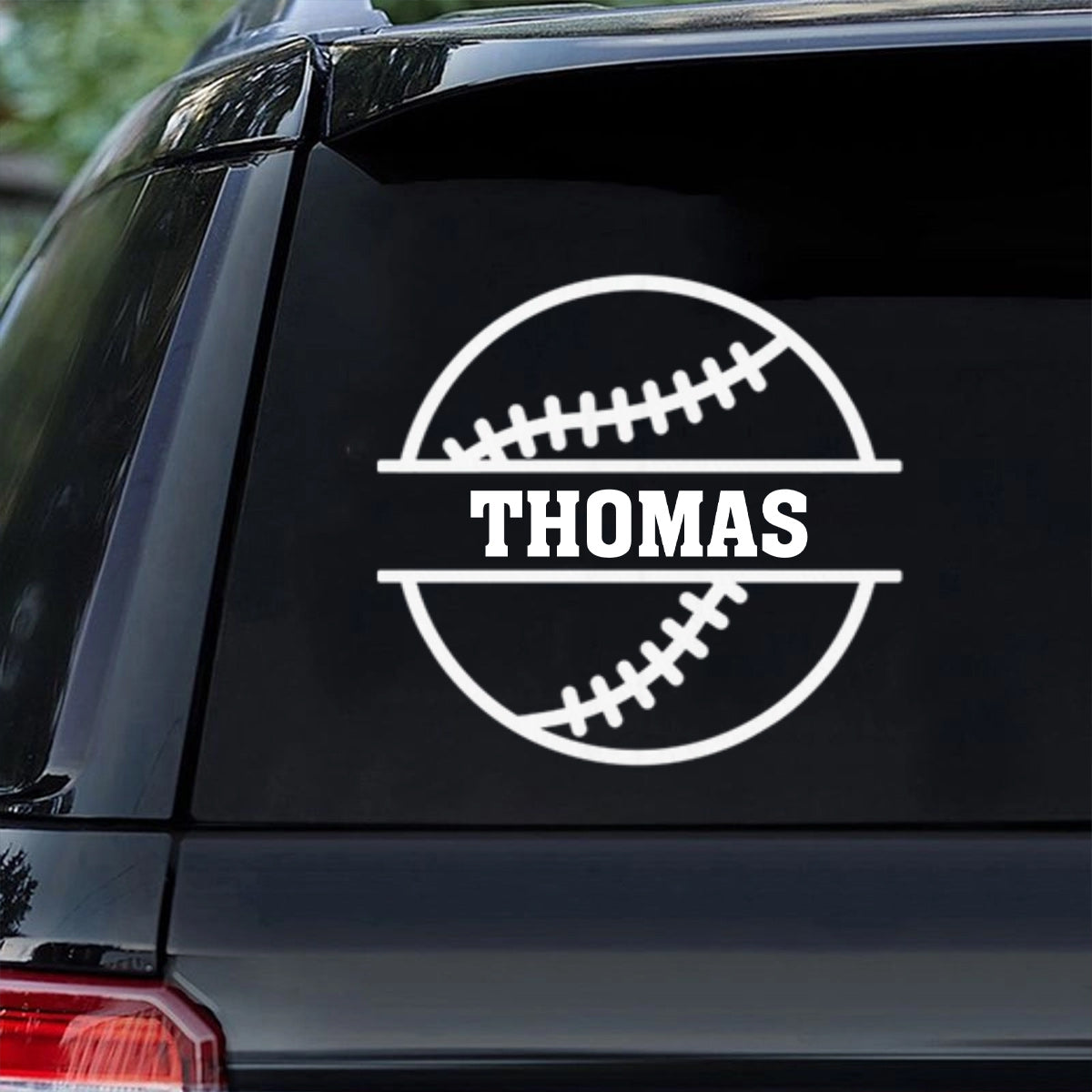 "Passionate About The Game" Personalized Sports Ball Decal - Custom Sticker Gift for Sports Lovers