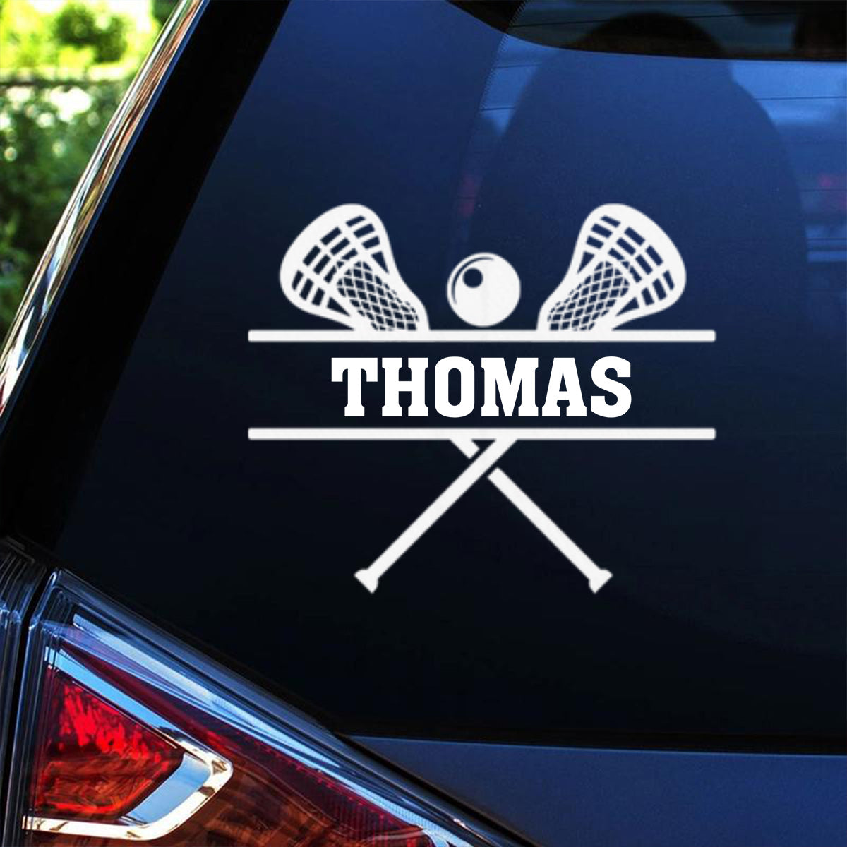 "Passionate About The Game" Personalized Sports Ball Decal - Custom Sticker Gift for Sports Lovers