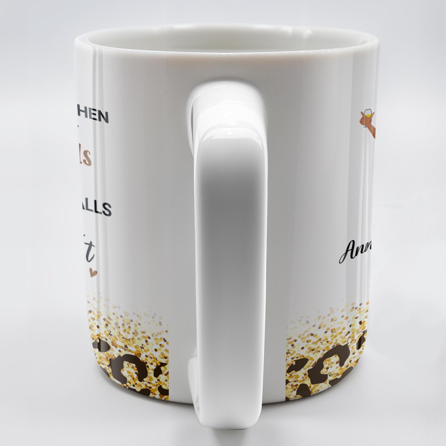Friends Until We Die Ghost Friends Mug - Personalized Custom Coffee Mug - BST155_MG
