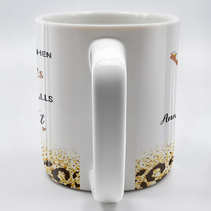 Friends Until We Die Ghost Friends Mug - Personalized Custom Coffee Mug - BST155_MG