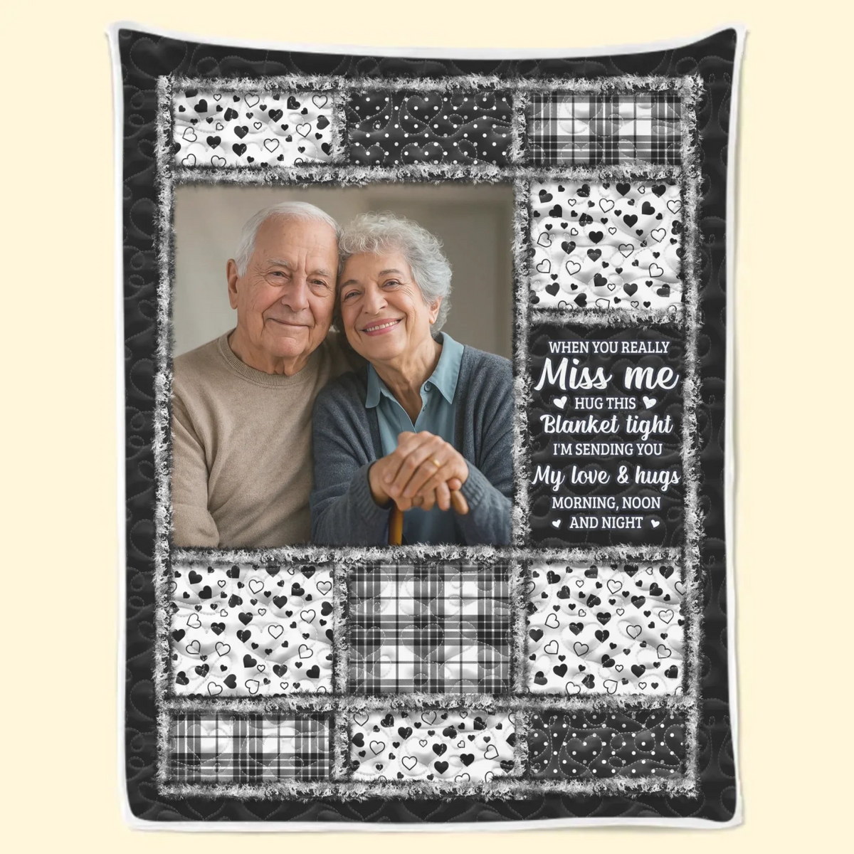 The Light of Your Love Guides Me - Personalized Custom Photo Memorial Blanket