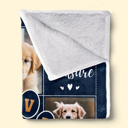 Custom Photo Thanks For Everything, I Had A Great Time - Pet Memorial Personalized Custom Blanket - Sympathy Gift For Pet Owners, Pet Lovers