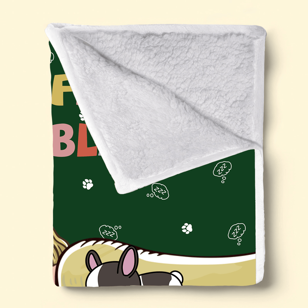 Official Nap Blanket - Personalized Blanket | Personalized Gift for Dog/Cat Lovers, Pet Lovers