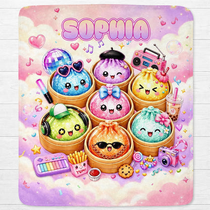 In My Dumpling Era - Personalized Custom Blanket - KID926_BLK