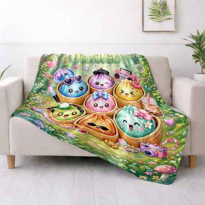 In My Dumpling Era - Personalized Custom Blanket - KID926_BLK