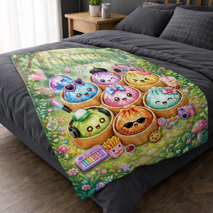 In My Dumpling Era - Personalized Custom Blanket - KID926_BLK