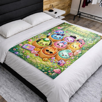 In My Dumpling Era - Personalized Custom Blanket - KID926_BLK