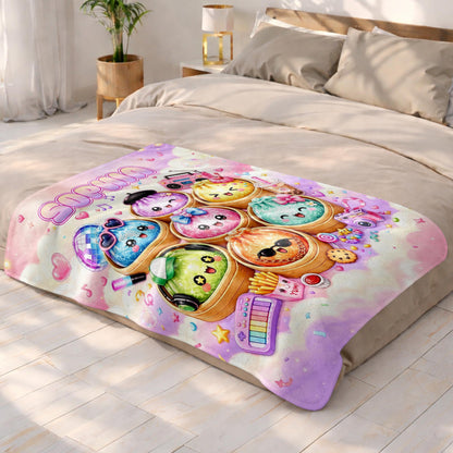 In My Dumpling Era - Personalized Custom Blanket - KID926_BLK