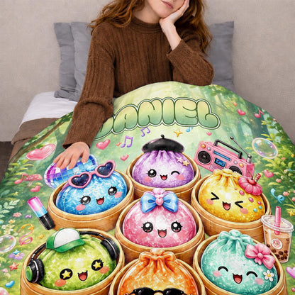 In My Dumpling Era - Personalized Custom Blanket - KID926_BLK