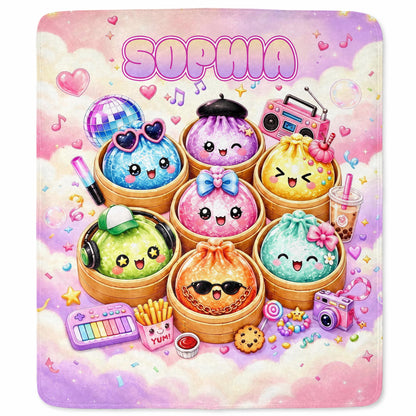 In My Dumpling Era - Personalized Custom Blanket - KID926_BLK