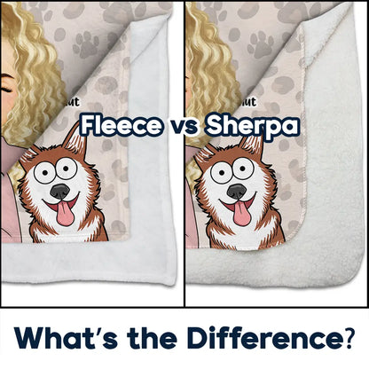 My Cat Dog Cuddling Blanket - Personalized Blanket