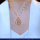 Bästa accessoarerna för julfester 💎Halsband med en elegant och delikat halvmåne för kvinnor✨