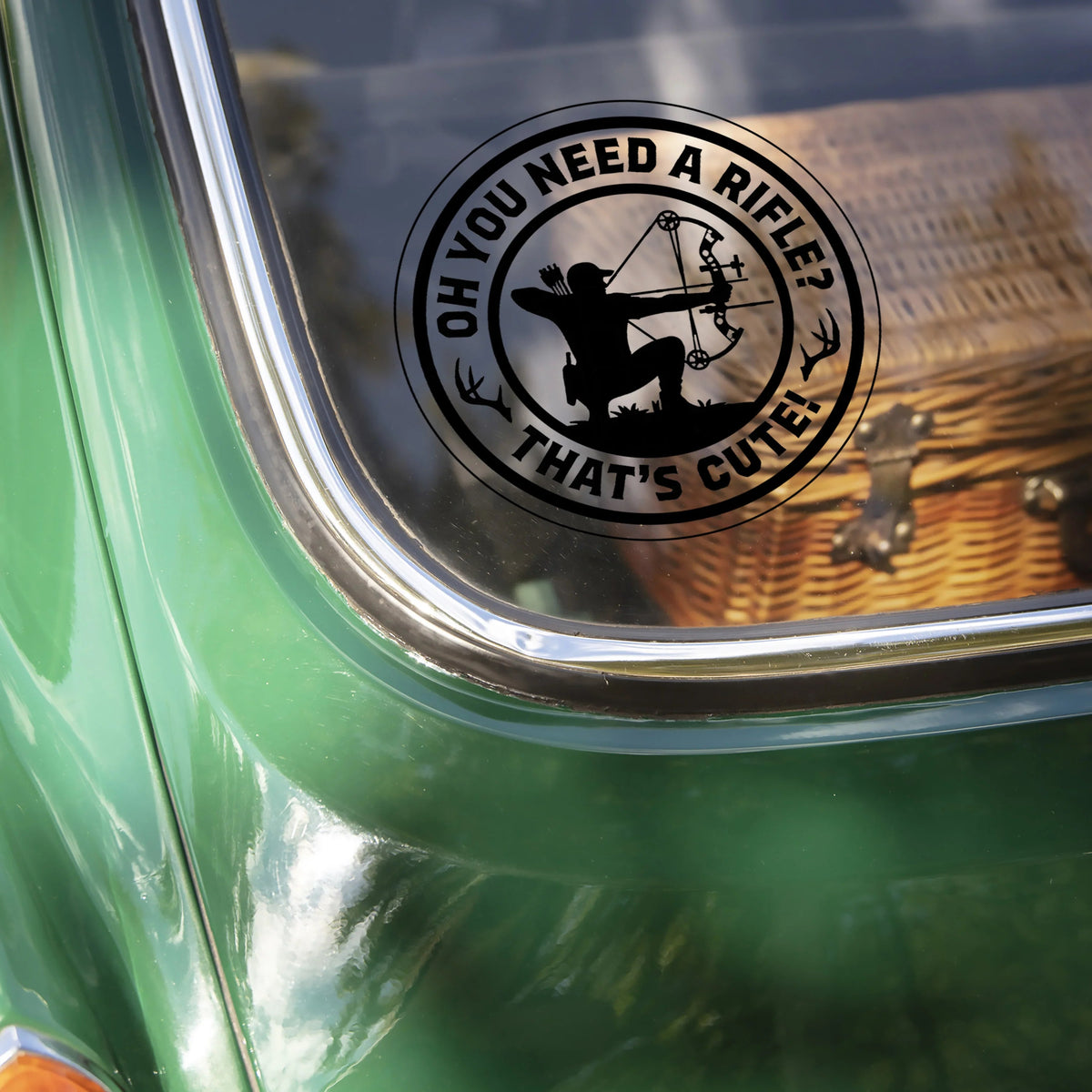 Born to Hunt, Made to Stand Out – Personalized Hunting Car Decal, Custom Funny Hunting Slogan Sticker for Hunters