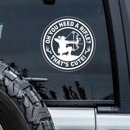 Born to Hunt, Made to Stand Out – Personalized Hunting Car Decal, Custom Funny Hunting Slogan Sticker for Hunters