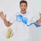 Stretchiga mjuka vattenavvisande fläckfria T-shirts