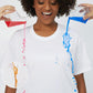 Stretchiga mjuka vattenavvisande fläckfria T-shirts