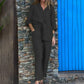 Kvinnors 2-delade outfits Oversized skjorta och byxor