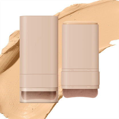 Velvet Matte Foundation Stick med Fin Borste