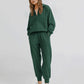 Långärmad Halvzip Sweatsuit Set