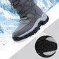 Vinter halkfria snöstövlar för män med mellankalv
