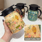 Vintage blommönster te-termos – inbyggd infusionsenhet, 35 Oz