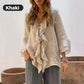🔥2025 HOT SALE🔥Kvinnor Ruffle Collar Blouse med klockärmar