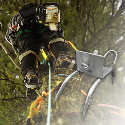 🔥Set med halkfria skor för utomhusbruk i trädklättring med kattklo