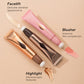 ⭐Köp 1 få 1 gratis⭐Multifunktionell sminkborste Highlighter Shadow Finishing Stick