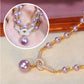 💜Elegant halsband med simulerad pärla för kvinnor💜