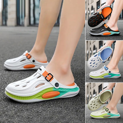 🔥Halkfria sandaler med tjock sula, lämpliga för både män och kvinnor