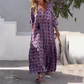 Plus Size Casual Flowy Klänning för kvinnor
