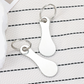 2 Pieces Stainless Steel Shopping Trolley Token Keyrings
