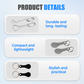 2 Pieces Stainless Steel Shopping Trolley Token Keyrings