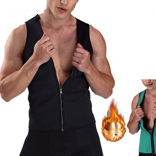 Träningslinne med dragkedja för män