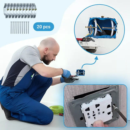 20PCS Reparatör för dold låda med tänder